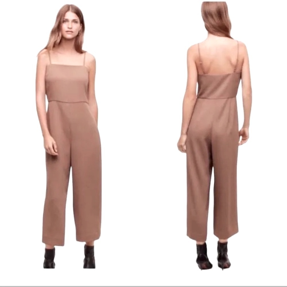 Babaton Esteban Crop Jumpsuit Cream 4